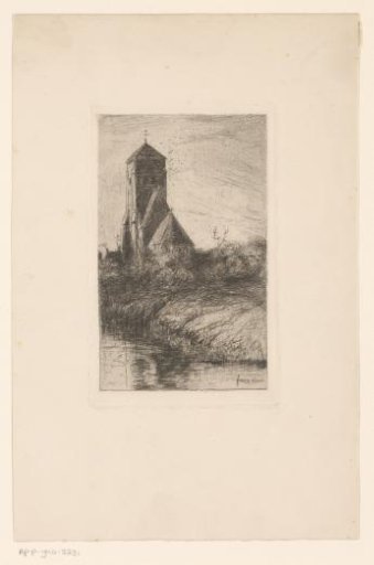 View of a church by the water