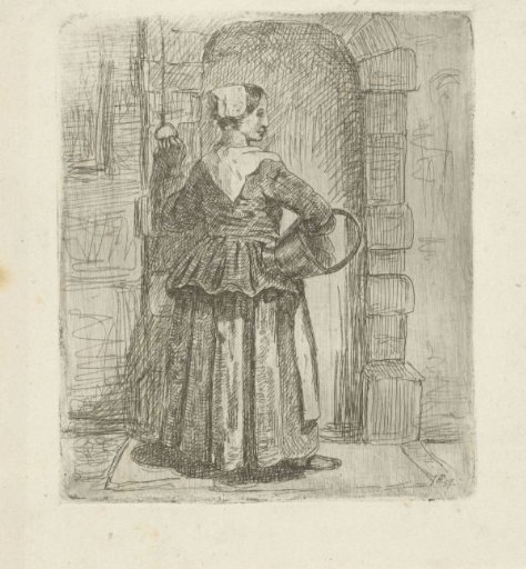 Woman in seventeenth-century costume