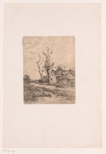 Landscape with a farmhouse