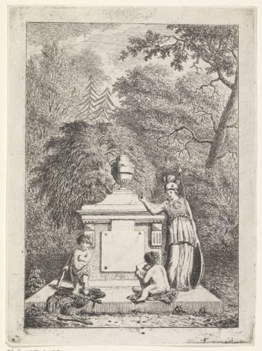 Allegorical Monument to the Leiden Student S. van Schaak, 1794