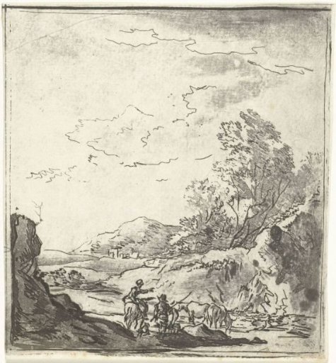 Landscape with Rider and Shepherd