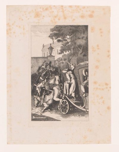 Collision Between Two Horse-Drawn Carriages