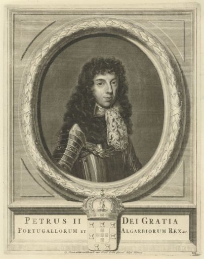 Portrait of Peter II, King of Portugal