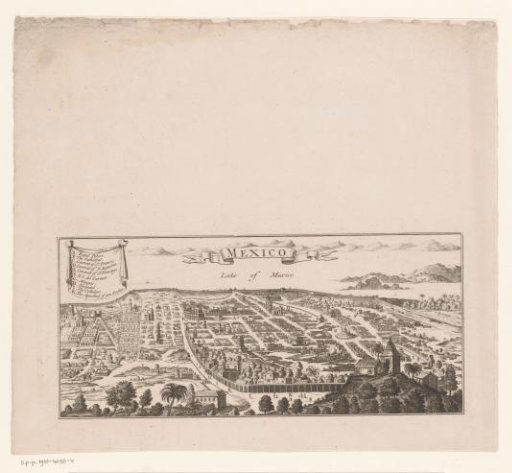 Four views of Mexico City, Niagara Falls, New York and Québec (top left sheet)