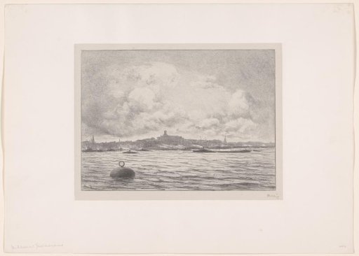 View of Rotterdam from the water