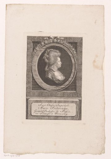 Portrait of Maria Feodorovna I, Empress of Russia