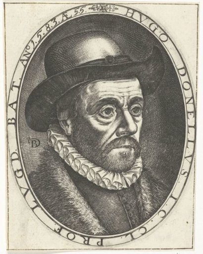 Portrait of Hugo Donellus