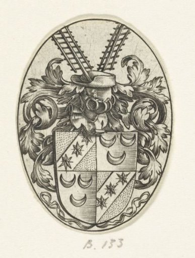 Coat of arms of the Van Wassenaer and Van Matenesse families