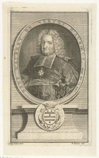 Portrait of René Aubert de Vertot at the age of 71