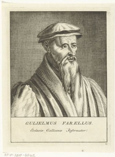 Portrait of the French reformer Guillaume Farel