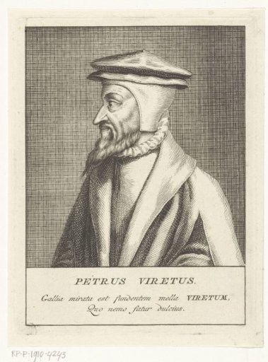 Portrait of the Swiss Reformer Pierre Viret