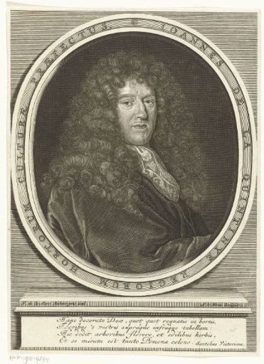Portrait of botanist Jean-Baptiste de La Quintinie