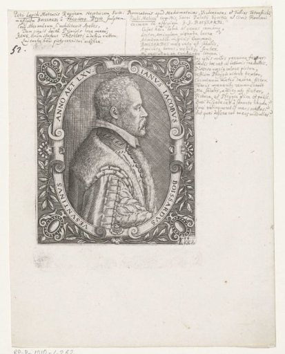 Portrait of Jean Jacques Boissard
