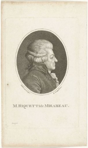 Portrait of Riqueti de Mirabeau