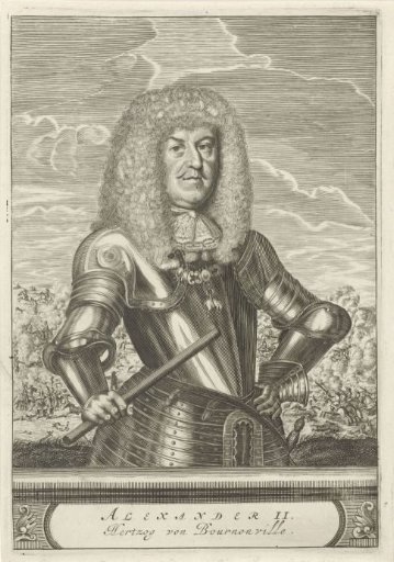 Portrait of Alexander Hippolyte II, Duke of Bournonville