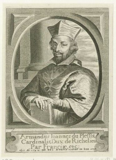 Portrait of Armand-Jean du Plessis, Duke of Richelieu