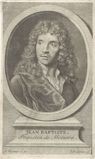 Portrait of Jean Baptiste Poquelin Molière
