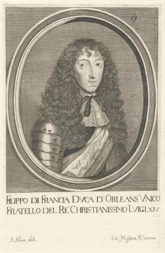 Portrait of Duke Philip I of Orléans