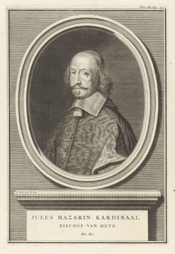 Portrait of Cardinal Jules Mazarin, Bishop of Metz