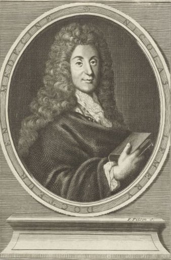 Portrait of the French Chemist Nicolas Lemery