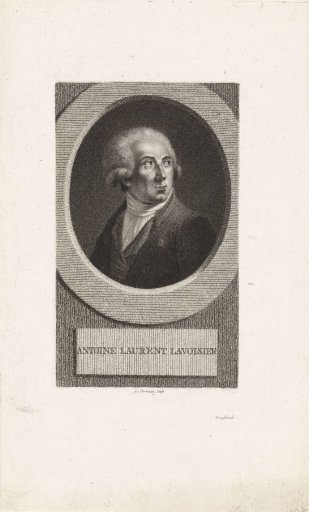 Portrait of the French chemist Antoine Laurent Lavoisier