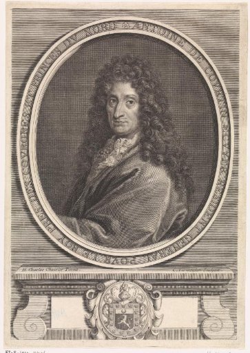 Portrait of the writer Antoine de Courtin