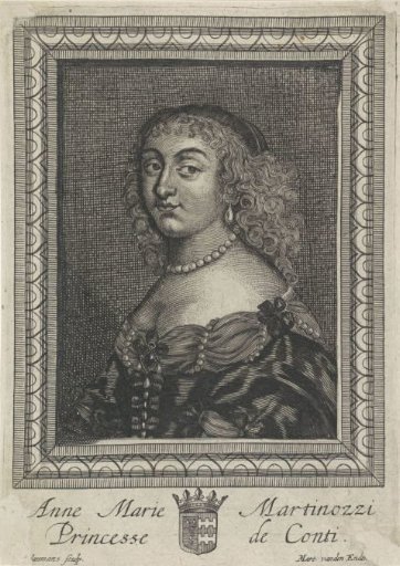 Portrait of Anne Marie Martinozzi, Princess of Conti