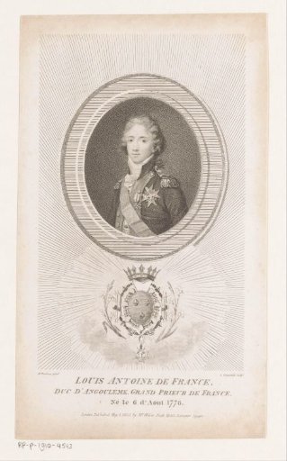 Portrait of Duke Louis Anthony of Bourbon