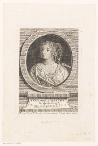 Portrait of Françoise de Rochechouart, Marquise of Montespan