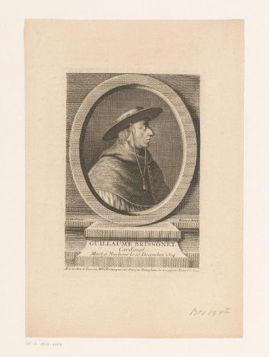 Portrait of Guillaume Briçonnet