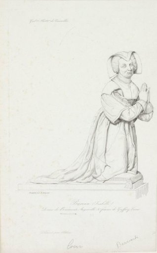 Sculpture of Isabelle Bureau de Beaumont