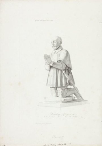 Sculpture of Gaspard de Schomberg