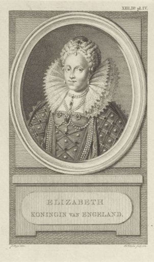 Portrait of Elizabeth I Tudor, Queen of England