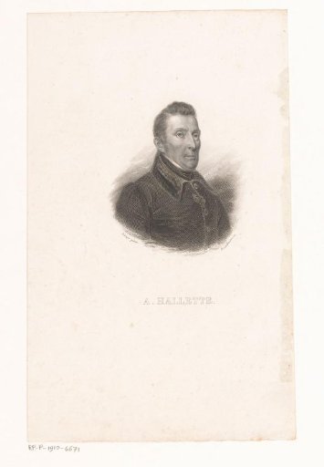 Portrait of A. Hallette