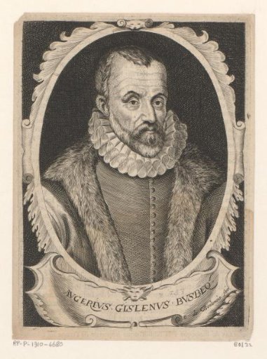 Portrait of Ogier Ghislain de Busbecq