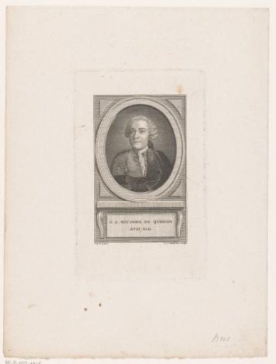 Portrait of Anne Gabriel Meusnier de Querlon, Aged 42