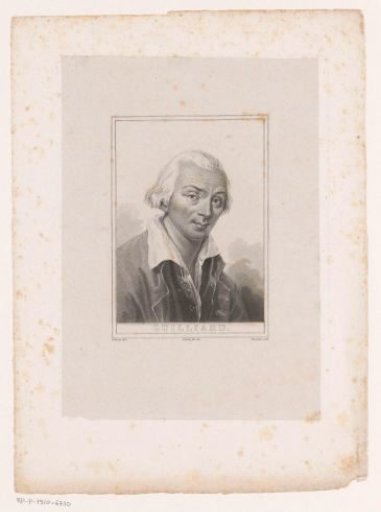Portrait of a man, turned to the right