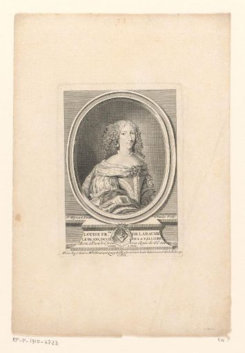 Portrait of Louise Françoise de La Baume Le Blanc de La Vallière