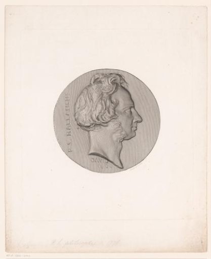 Medallion with portrait of Pierre-Simon Ballanche