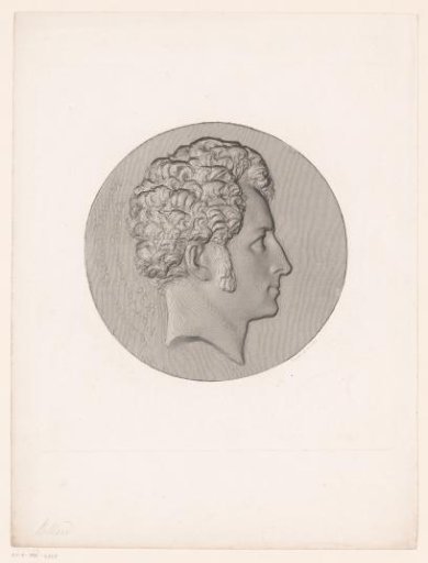 Medallion with portrait of Charles-Michel Billard