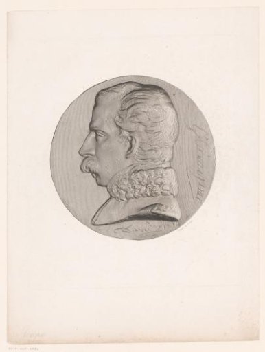 Medallion with portrait of Éléonore-Louis Godefroi Cavaignac