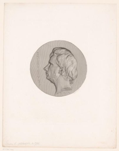 Medallion with portrait of Victor Cousin