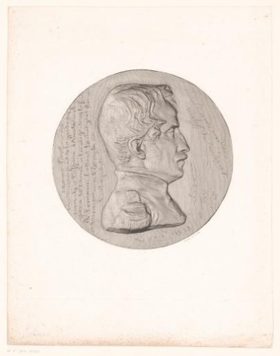 Medal with portrait of André Étienne d'Audebert de Férussac
