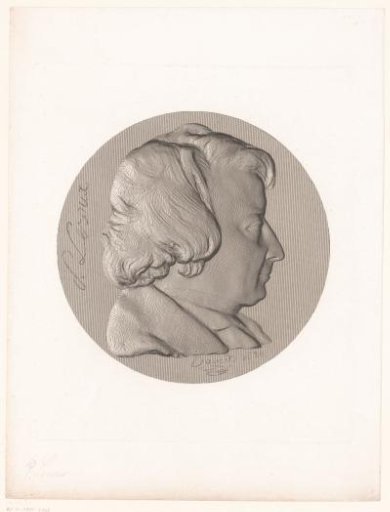 Medal with portrait of F. Leroux