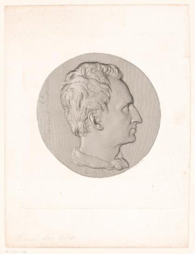 Medal with portrait of Bernhard von Lindenau