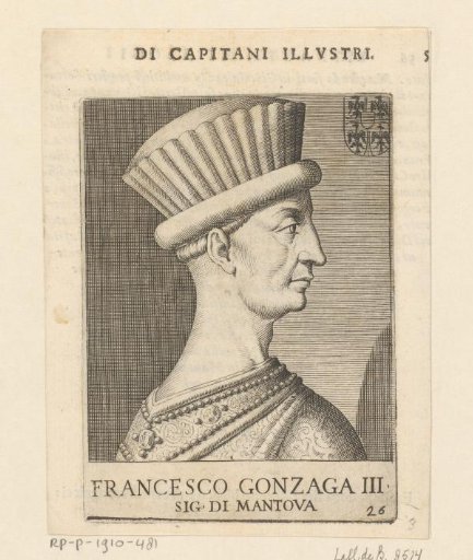 Portrait of army commander Francesco I Gonzaga, Lord of Mantua