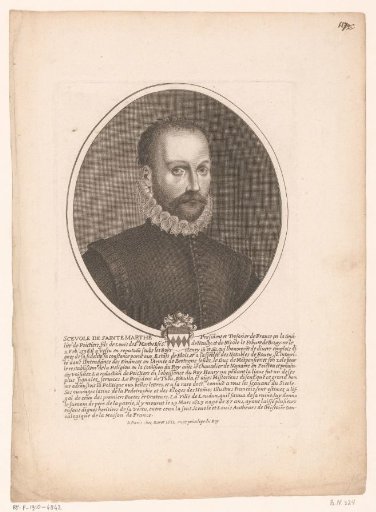 Portrait of Scévole de Sainte-Marthe