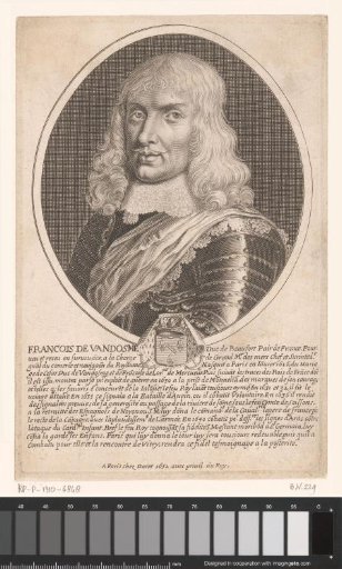 Portrait of François de Vendôme, Duke of Beaufort