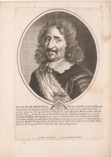 Portrait of Nicolas de Neufville de Villeroy