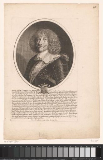 Portrait of Nicolas de L'Hospital
